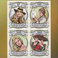 『ブリジット・バルドー2013』 4枚シート 無目打 BR
