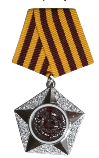 ドイツ民主共和国『人民と祖国のための戦闘勲章』(銀) レプリカ