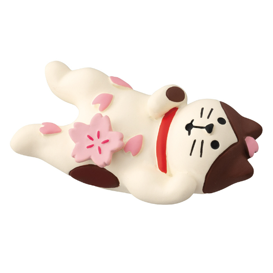デコレ　コンコンブル しあわせ、まんぷく、お花見会　桜みゃみれ猫 桜みゃみれ猫 しあわせ、まんぷく、お花見会 コンコンブル お花見 春