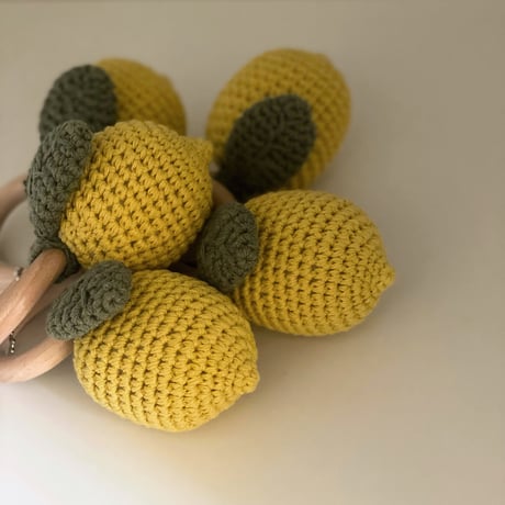 【通常発送】crochet lemon rattle