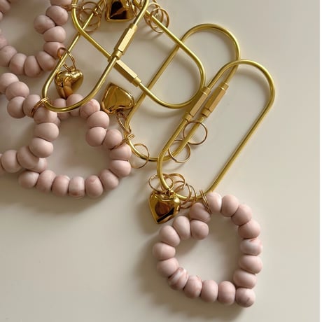 【予約】再販　AMORĒ LOVE brass key hanger