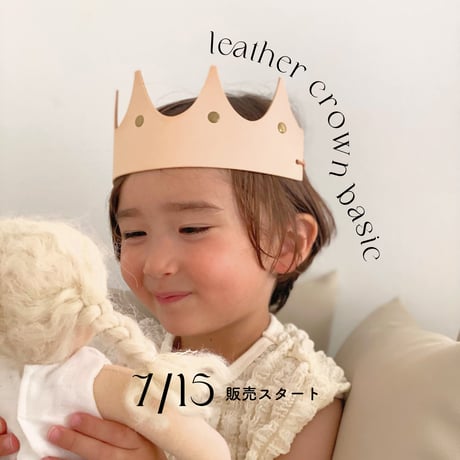 【通常発送】leather crown
