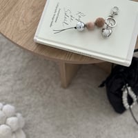 【通常発送･送料無料】otona mum.  コルクビーズキーリング