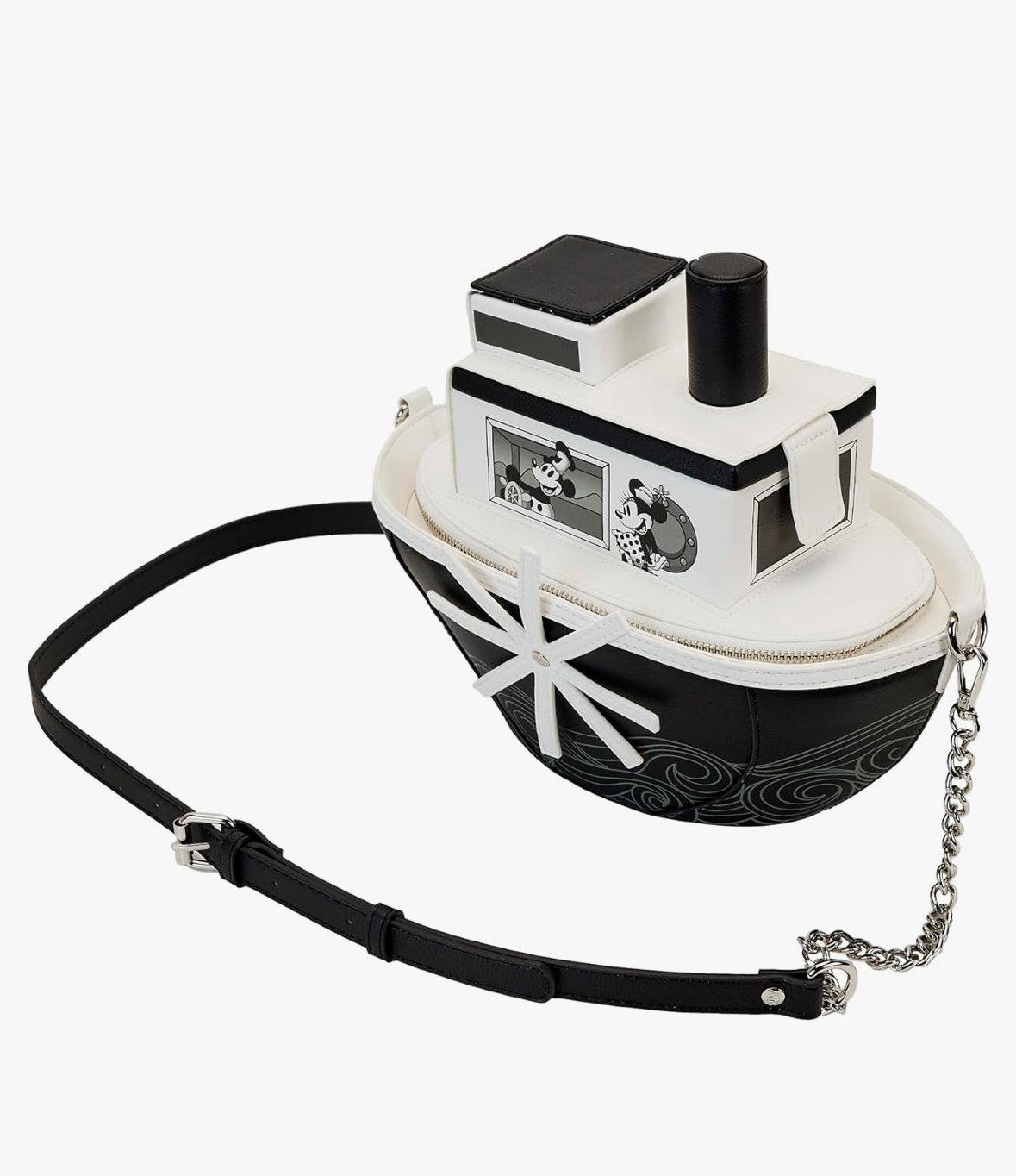 ディズニー　ラウンジフライ　蒸気船ウィリー　ショルダーバッグ 新品未使用】ラウンジフライ 蒸気船ウィリー ショルダーバック