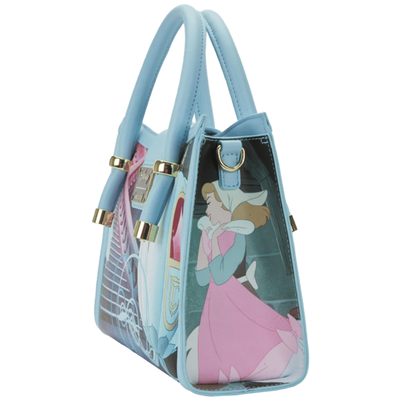 Disney - Loungefly シンデレラ　ハンドバッグ　カボチャの馬車　シンデレラ城 Loungefly シンデレラ ハンドバッグ カボチャの馬車 シンデレラ城