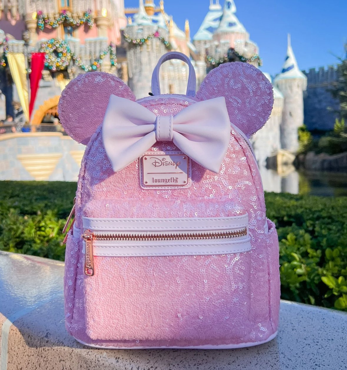 Disney ラウンジフライ リュック ピンクゴールド ラウンジフライ リュック ディズニー ピンクゴールド ディズニー