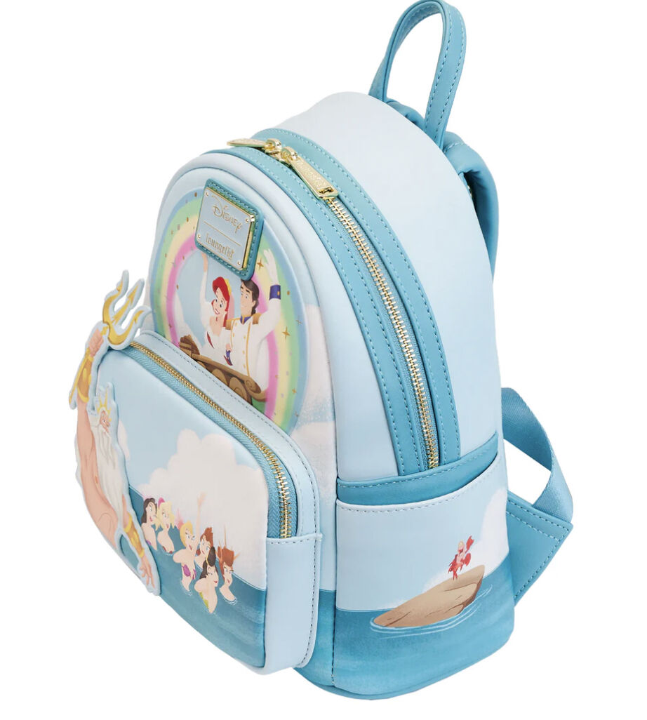 ラウンジフライ loungefly リトルマーメイド トリトン リュック loungefly ラウンジフライ リトルマーメイド トリトンギフト