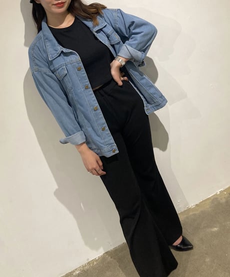 WAGARA Patchwork Denim Jacket - BLUE