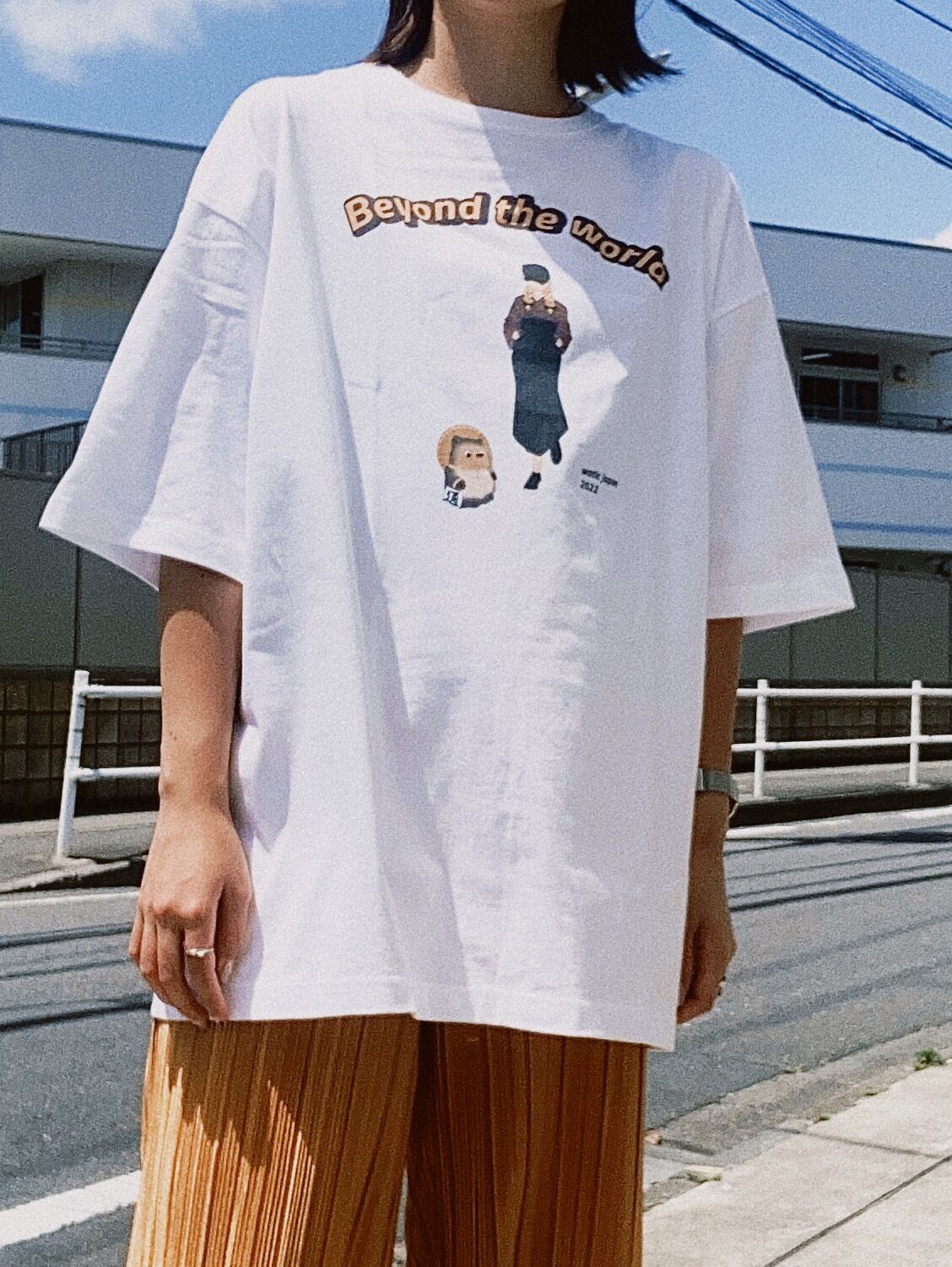 切り替え芸術構築/極名作 frapbois itu‘ BIG Tシャツ 2 希少 切り替え芸術構築/極名作 frapbois itu' BIG Tシャツ 2 希少
