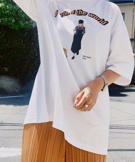 【受注生産】Collaboration design Oversized T-shirt "Beyond the world"