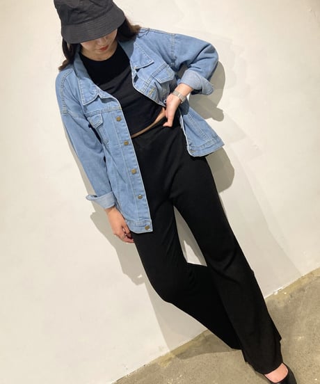 WAGARA Patchwork Denim Jacket - BLUE