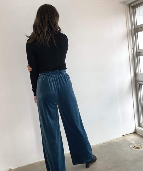 Velour Pants with OBI String