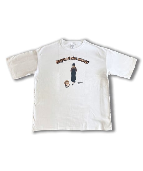 【受注生産】Collaboration design Oversized T-shirt "Beyond the world"