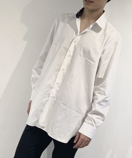 WA-GARA Neck White SHIRT
