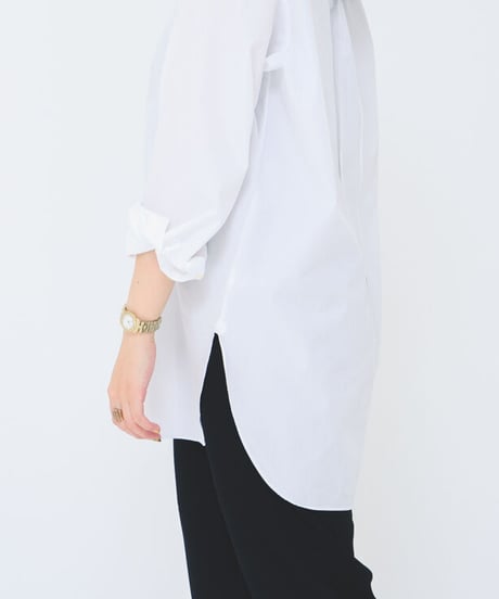 WA-GARA Neck White SHIRT
