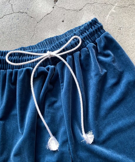 Velour Pants with OBI String