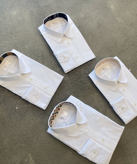 WA-GARA Neck White SHIRT