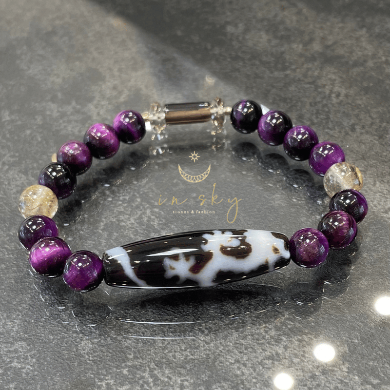 最新モデルが入荷♪ 【至純龍眼天珠】X Of Pentacles 金運と財と富を 