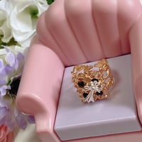 STELLA CROSS  RING ブラック