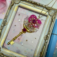 Miracle heart Precious key🗝✧*🩷ハートアップピンク