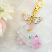 季節うさぎのキーホルダー-春-
