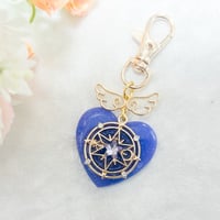 ハートの魔法陣キーホルダー