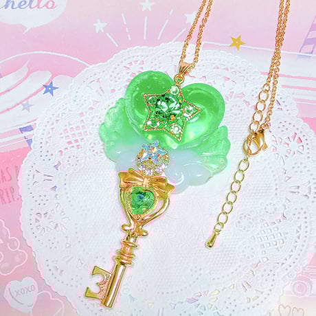 ミラクル♡ハートキー ライトグリーン