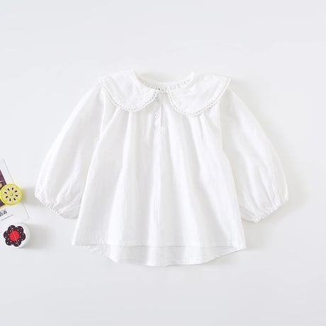*韓国子供服*ラペル襟カジュアルシャツ