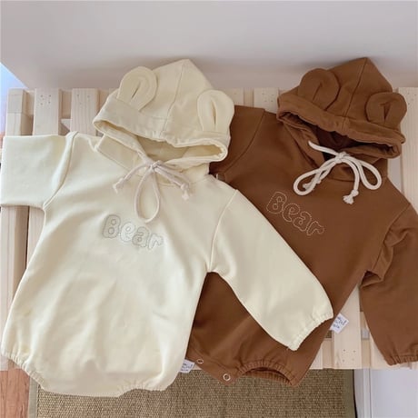 *韓国子供服*Bearロンパース