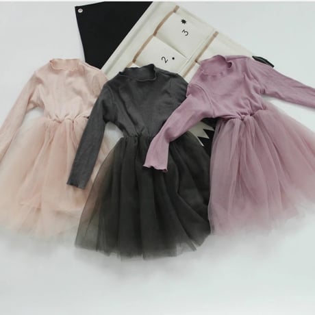 *韓国子供服*チュールワンピース