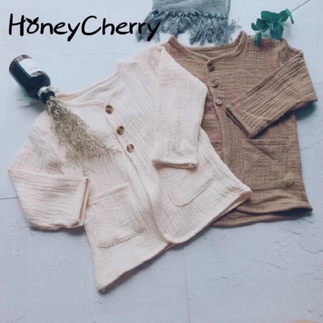 *韓国子供服*リネンジャケット