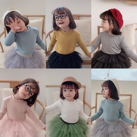 *韓国子供服*シンプルT