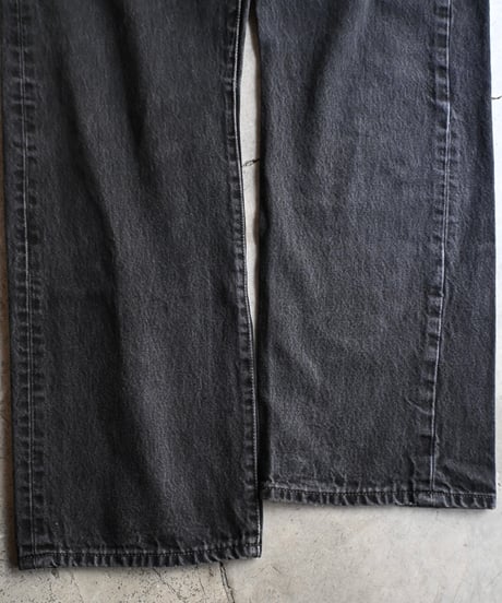 Used Levi's 501 Denim Pants Black -1
