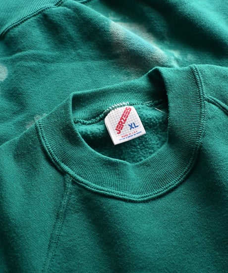 Raglan Sleeves "Bleach&SunFade" Sweat Shirt -Made in USA -2