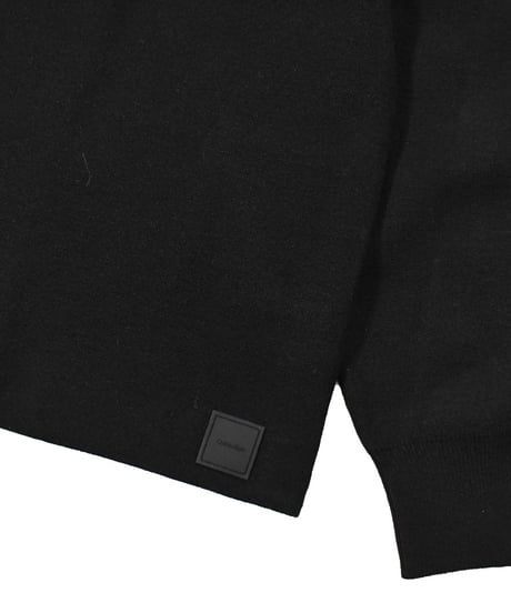 Calvin Klein Tech Knit Crew Neck Sweater Black