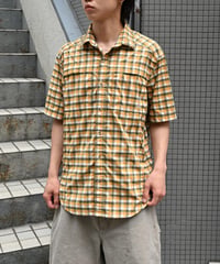 Used REI S/S Sun Mesh Plaid Shirt -7