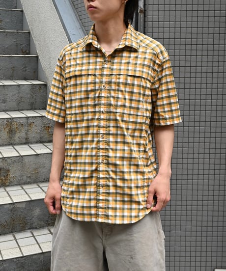 Used REI S/S Sun Mesh Plaid Shirt -7