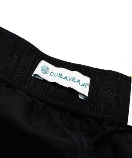 Cubavera Linen Brend Draw String Pants Black