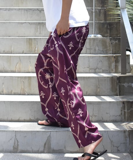Raji Chef Pants Aubergine