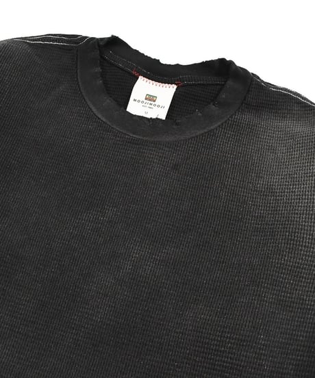 MOOJI MOOJI US Waffle Thermal Shirt Aged Black