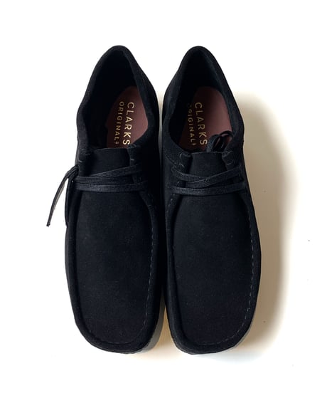 Clarks Wallabee Black Suede