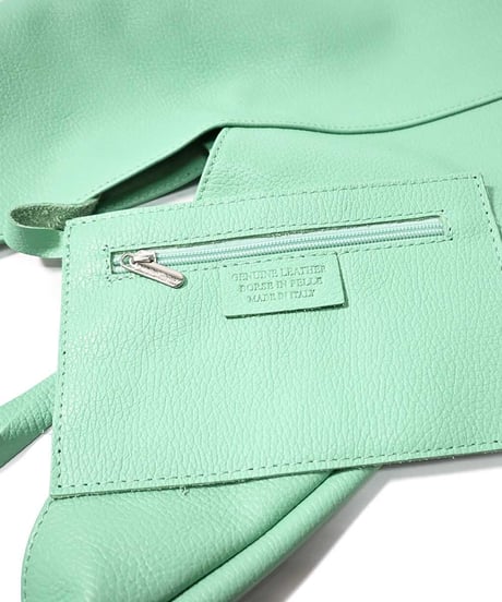 MARLON FIRENZE Calf Leather Medium GISELLE -Menta