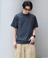 Cal Cru Micro Stripe T-Shirt Black