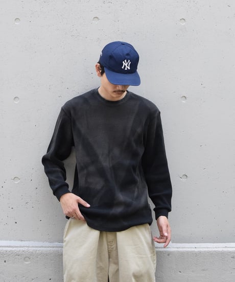 PRO CLUB L/S Thermal T-Shirt Sunfade Black