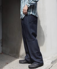 Wrangler Remake Sta-Prest Wrancher Dress Jeans Navy -Type Flare-