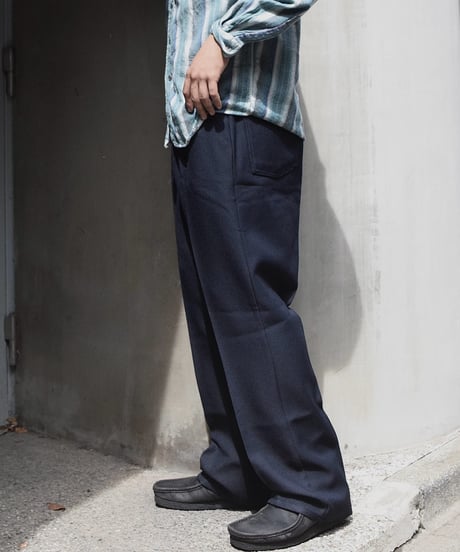 Wrangler Remake Sta-Prest Wrancher Dress Jeans Navy -Type Flare-