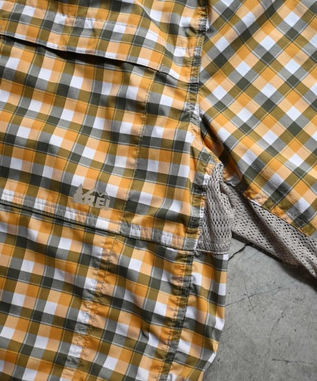 Used REI S/S Sun Mesh Plaid Shirt -7