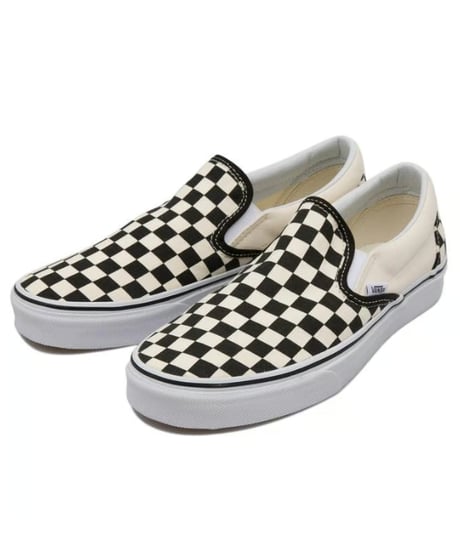 VANS Classic Slip-On Blk/Wht Chk/Wht