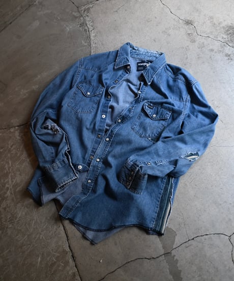 Customized Wrangler Denim Western Shirt -1