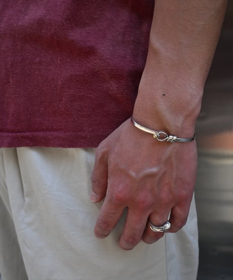 90's Tiffany Hook & Eye Bracelet 18K/Silver